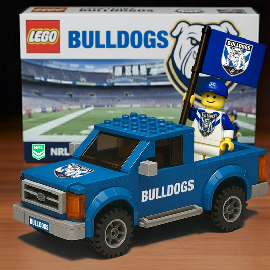CBY x NRL Building Blocks Truck Toy Set DatND DVT