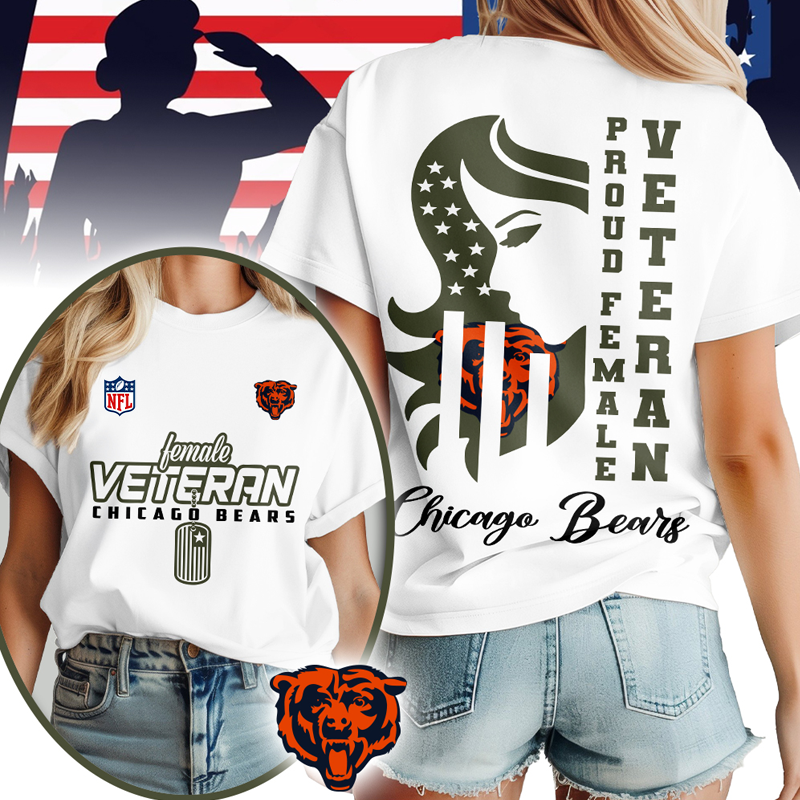 CHI Premium NFL Female Veteran 3D Shirt DDT HLPHUONG