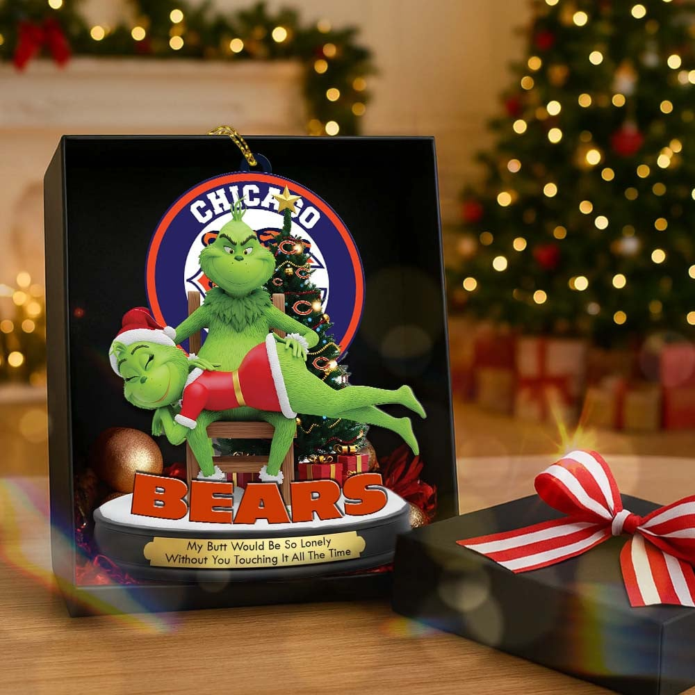 CHI Premium NFL x Grinch Acrylic Ornament DDT NTL