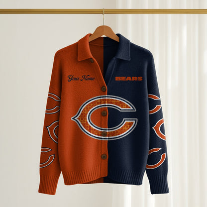 CHI x NFL Cardigan Jacket 1011 DatND DVT