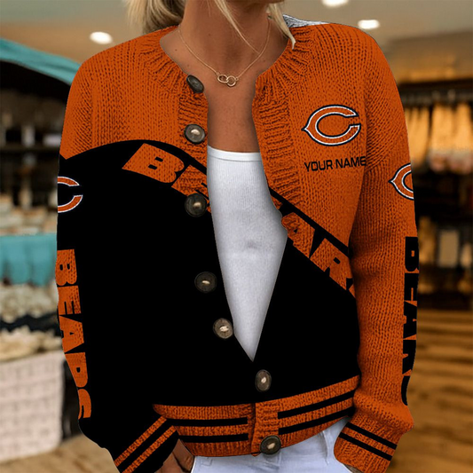 CHI x NFL Knitted Cardigan DATND TANTD