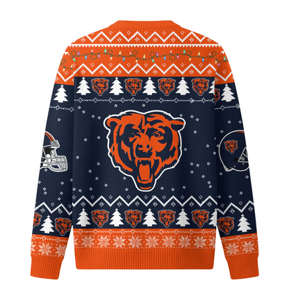 CHI x NFL Premium Knitted Cardigan Jacket DDT CTND