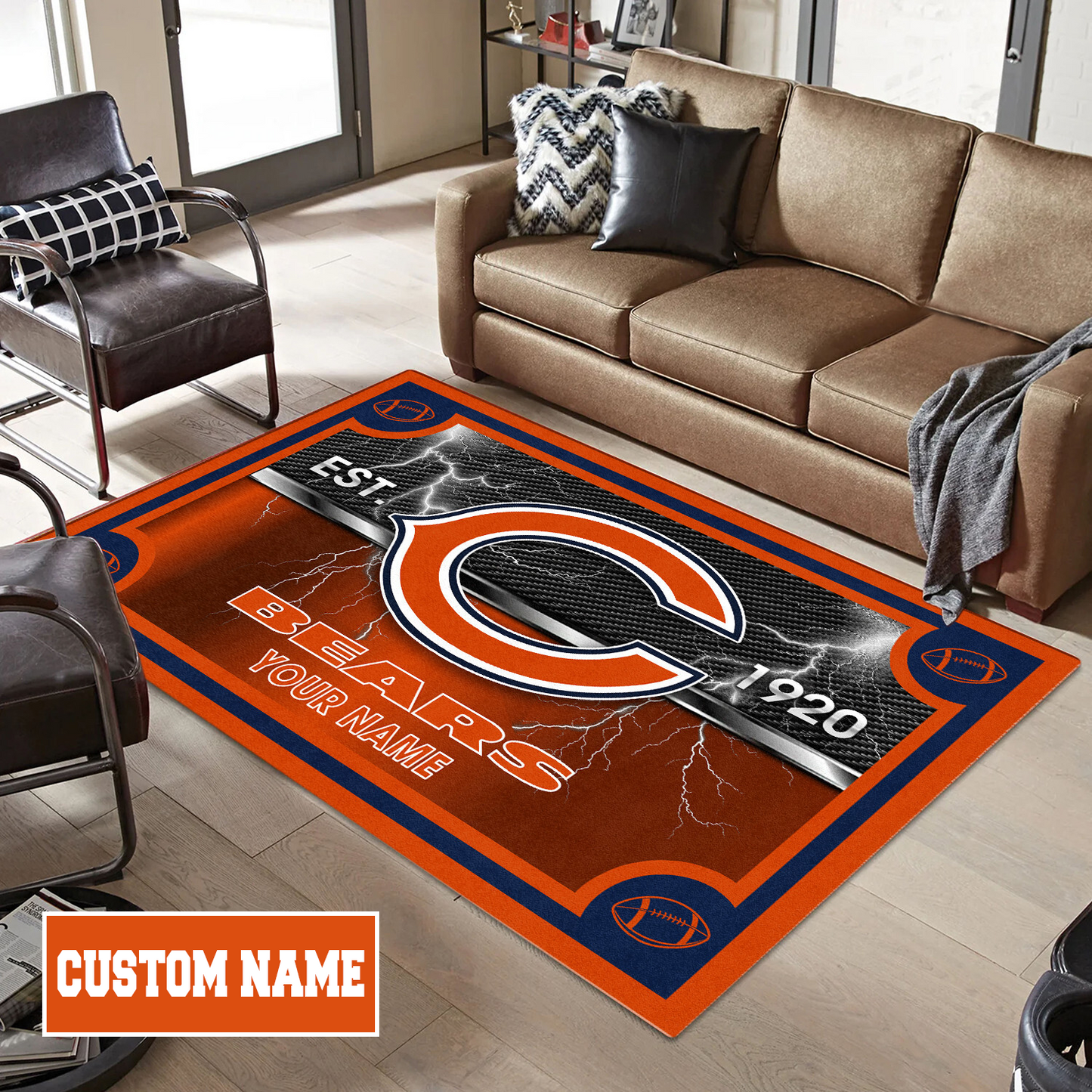 CHI x NFL Rug DATND TANTD