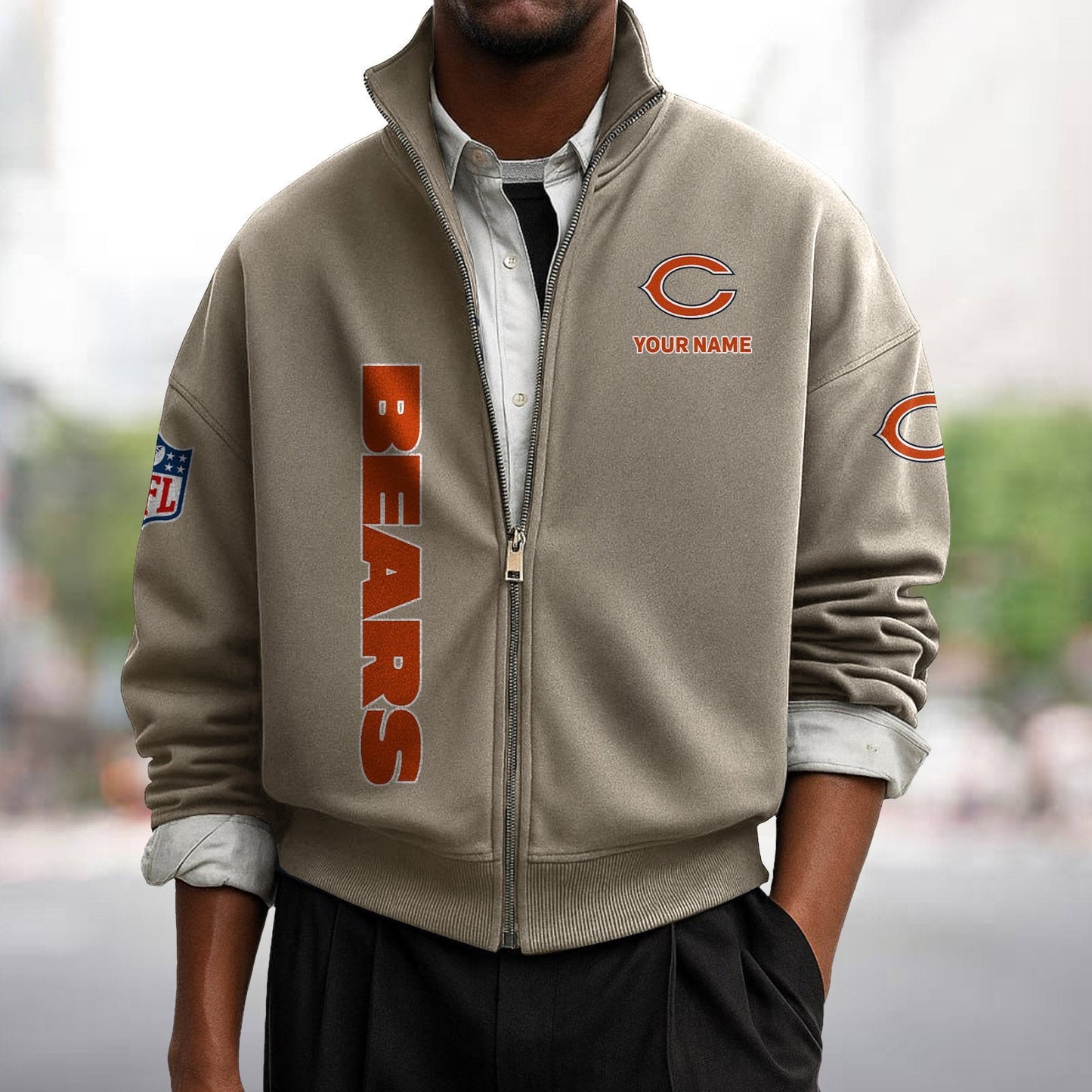 CHI x NFL Sweatshirt Full Zip DATND TANTD