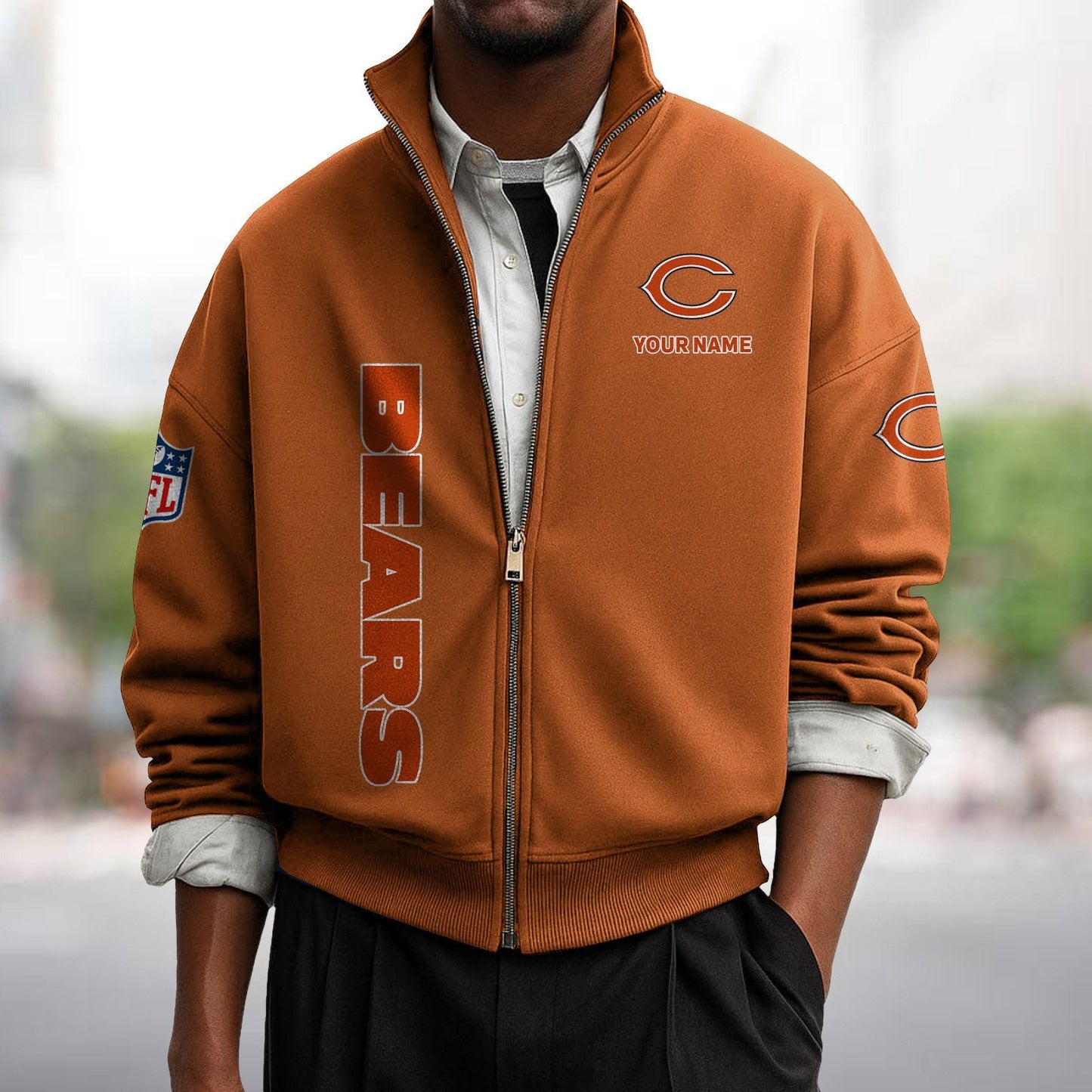 CHI x NFL Sweatshirt Full Zip DATND TANTD