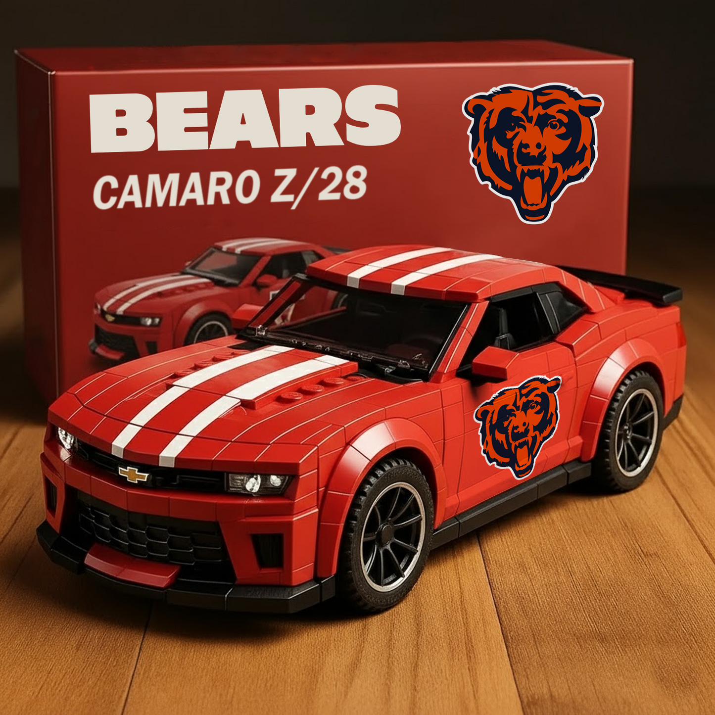 CHI x NFL Football Team Camaro Z28 DATND TANTD