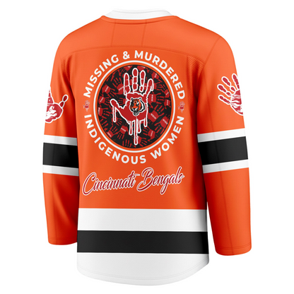 CIN Premium NFL MMIW Awareness Long Jersey DDT 101125 NTL