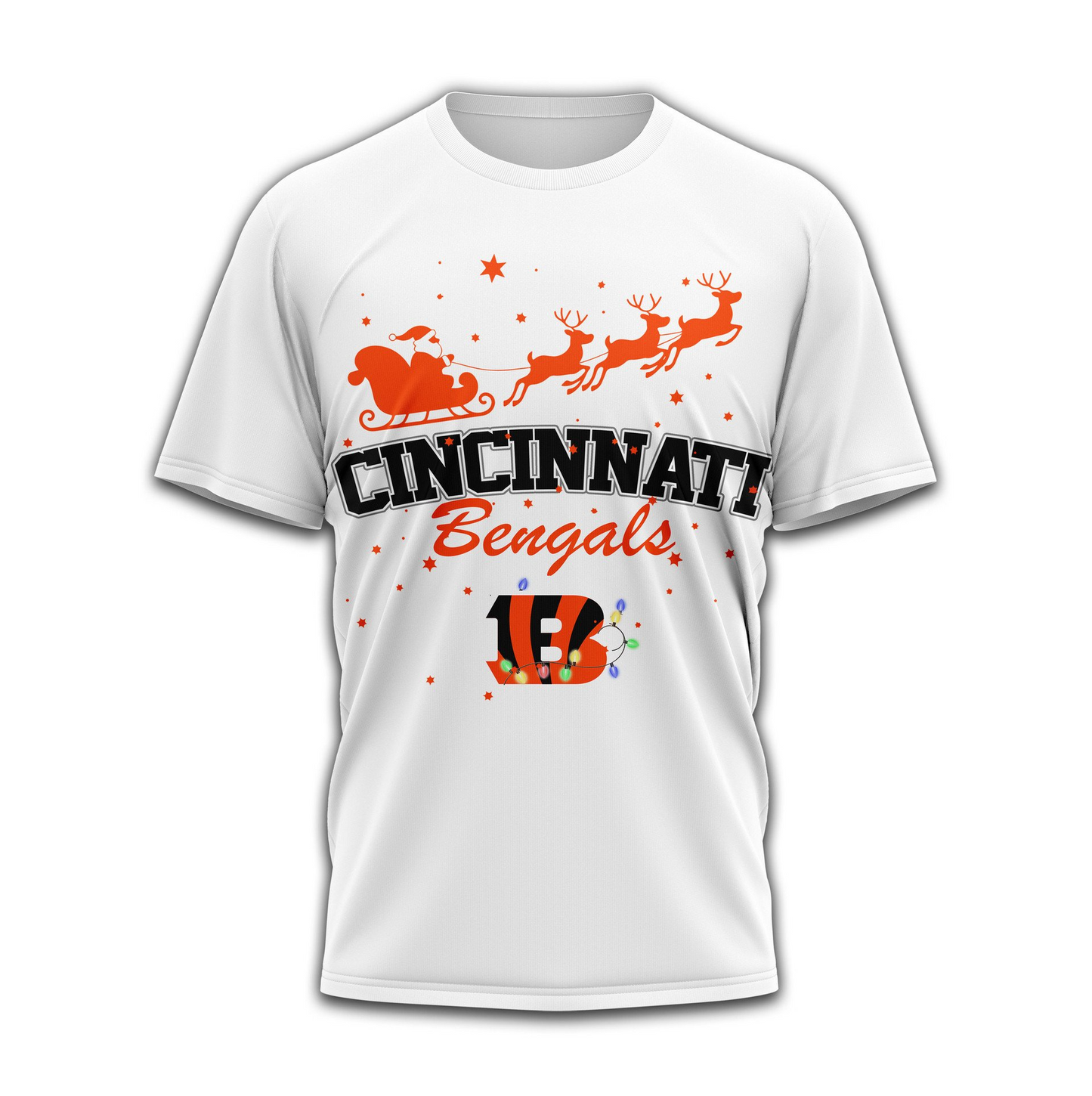 CIN Premium NFL Sweet Christmas 3D Shirt DDT 151125 NTL