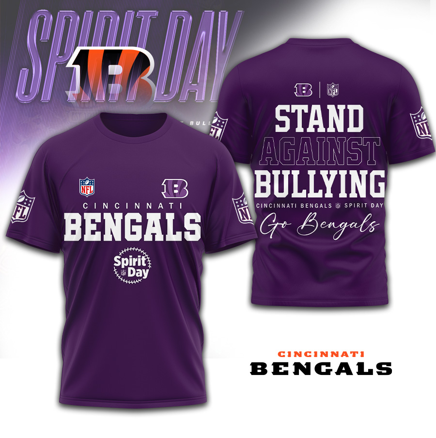 CIN Premium NFL x Spirit Day 3D Shirt DDT CTND