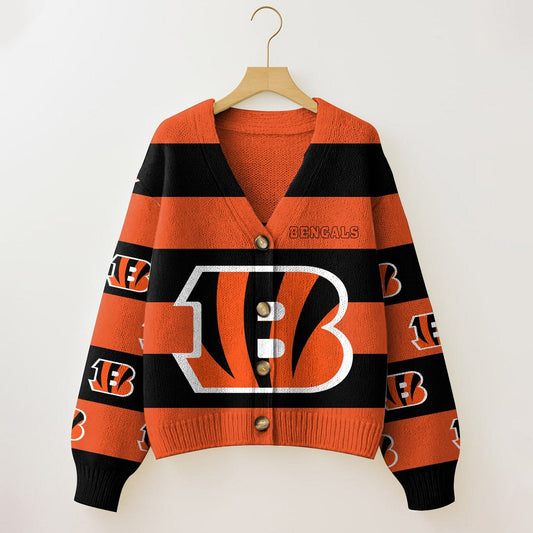 CIN x NFL Cardigan Sweatshirt With Button  DatND DVT