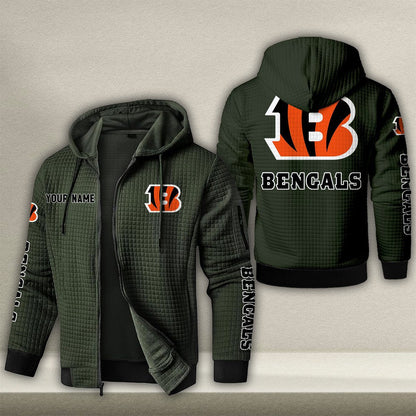 CIN x NFL Quilted Zip Hoodie DatND DVT