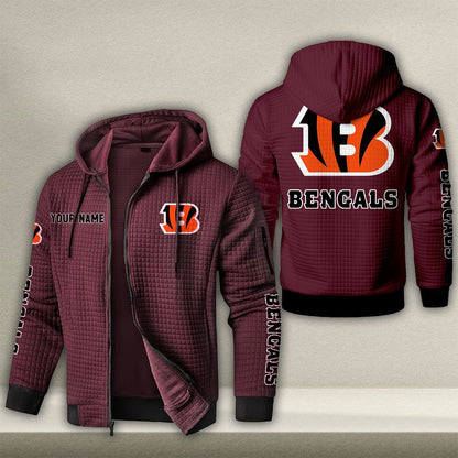 CIN x NFL Quilted Zip Hoodie DatND DVT