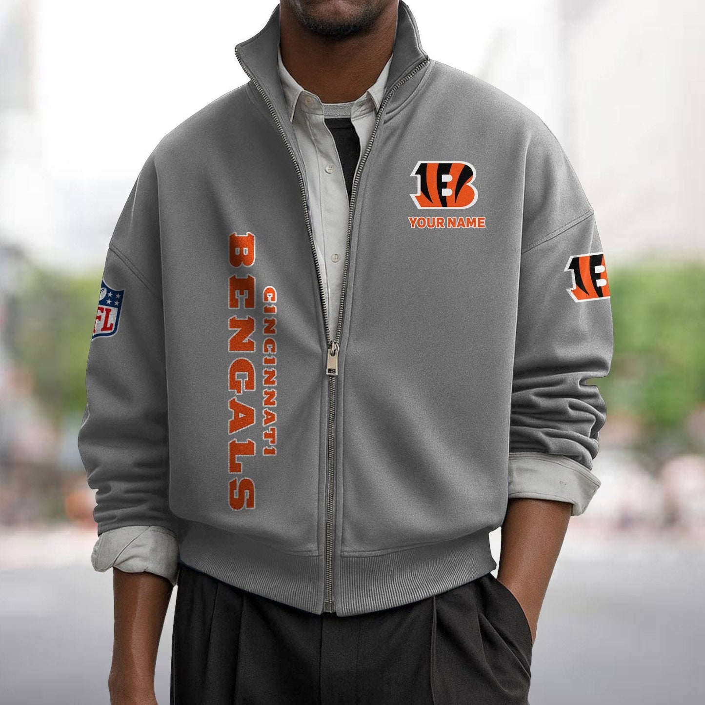 CIN x NFL Sweatshirt Full Zip DATND TANTD