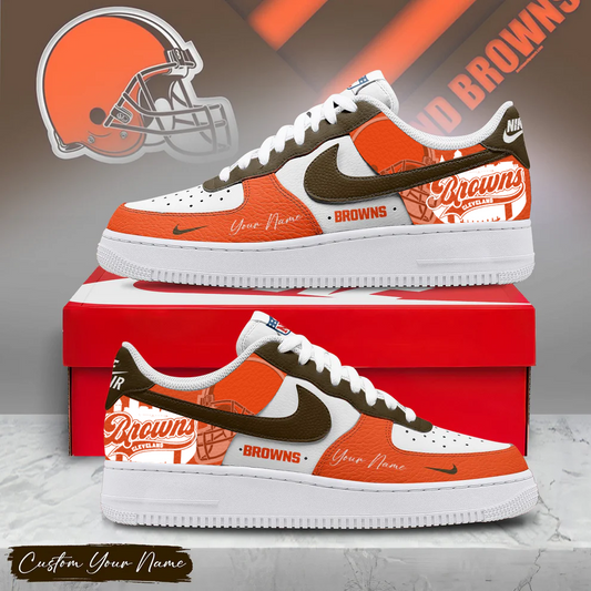 CLE Premium NFL City Skyline AF1 Sneakers DDT HLPHUONG