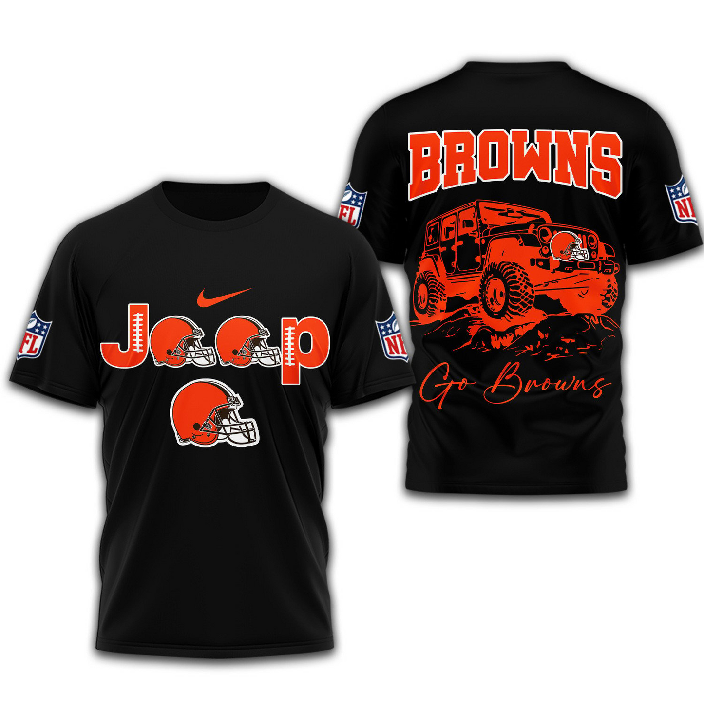 CLE Premium NFL Jeep 3D Shirt DDT 101125 NTL