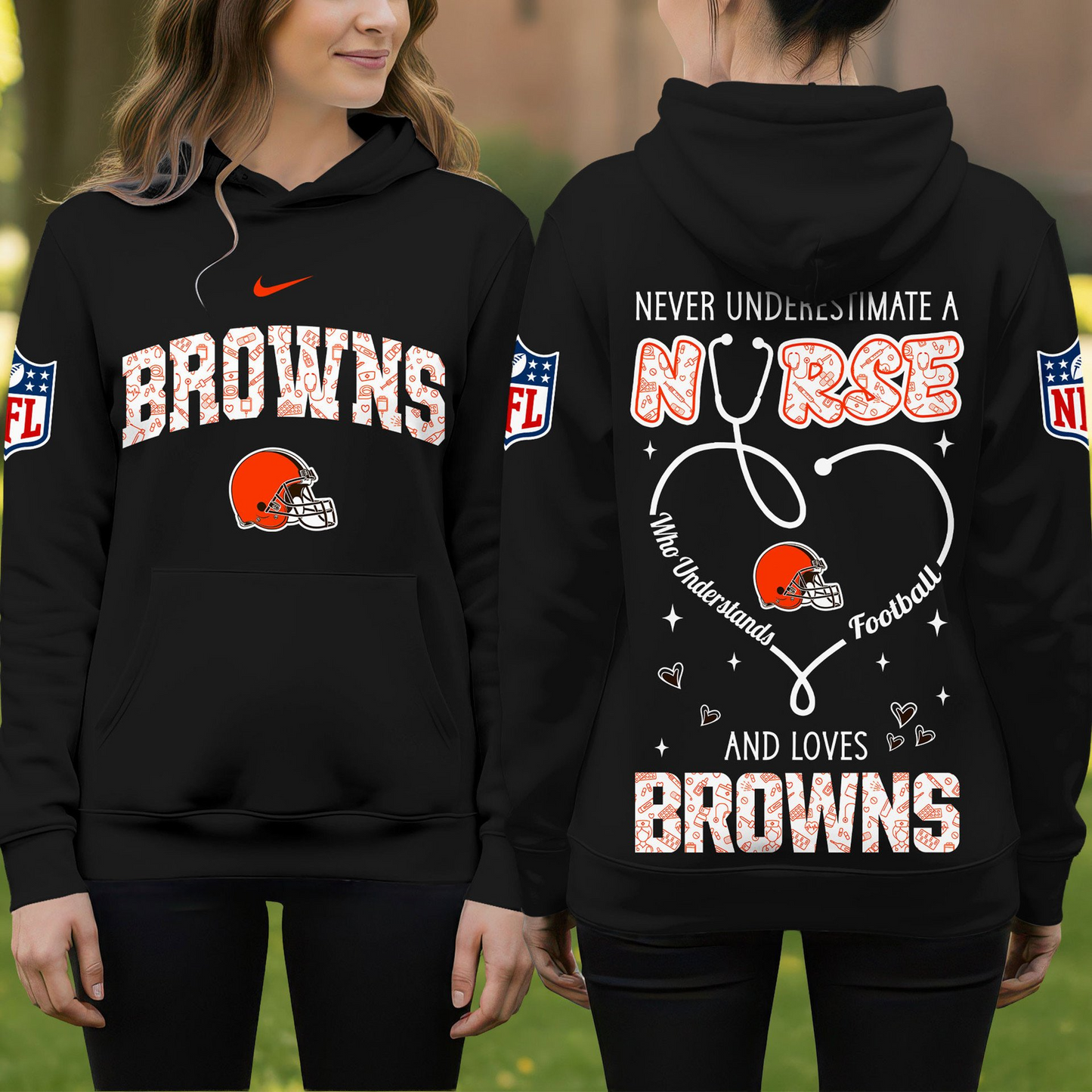 CLE Premium NFL Nurse Pride Hoodie DDT 101125 HLPHUONG