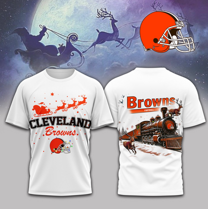 CLE Premium NFL Sweet Christmas 3D Shirt DDT 151125 NTL