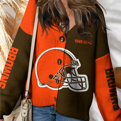 CLE Premium NFL Women Cardigan DDT HLPHUONG