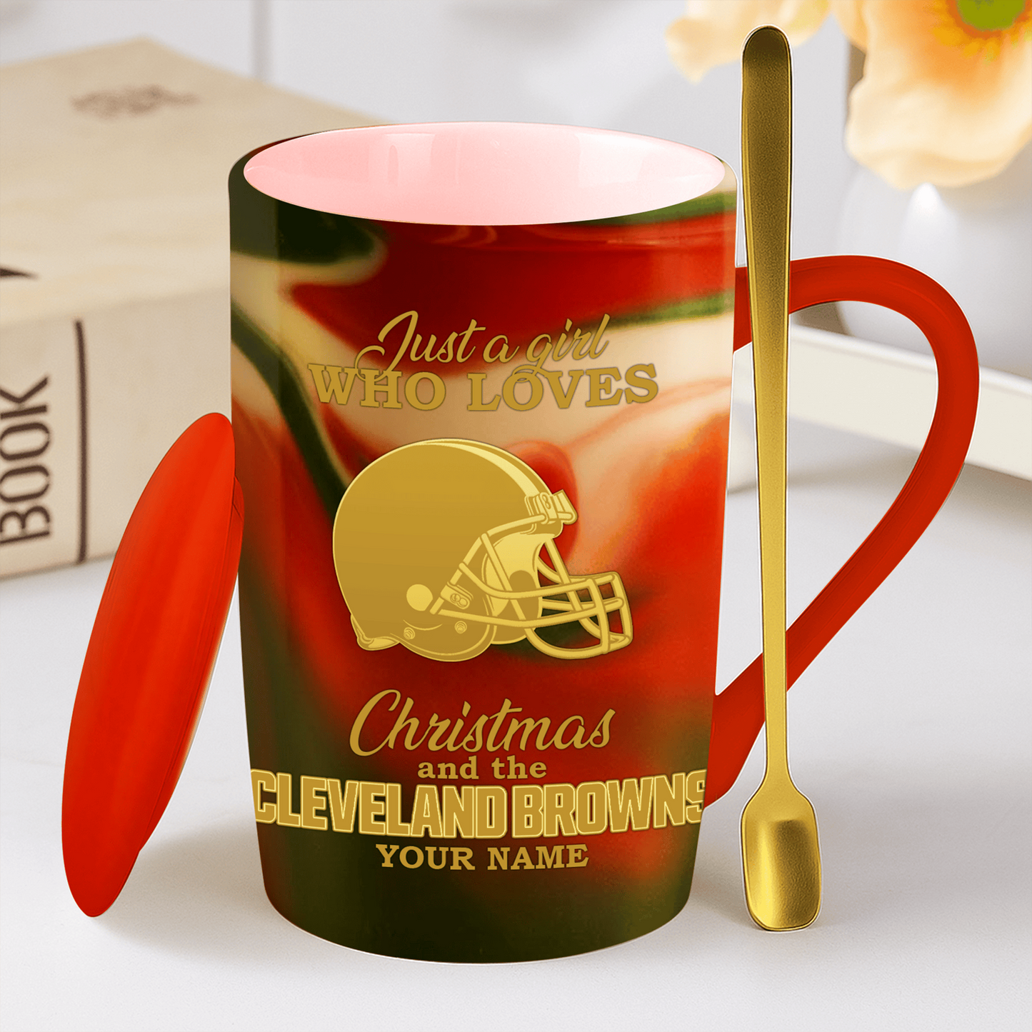 CLE x NFL Christmas Ceramic Cup DATND TANTD