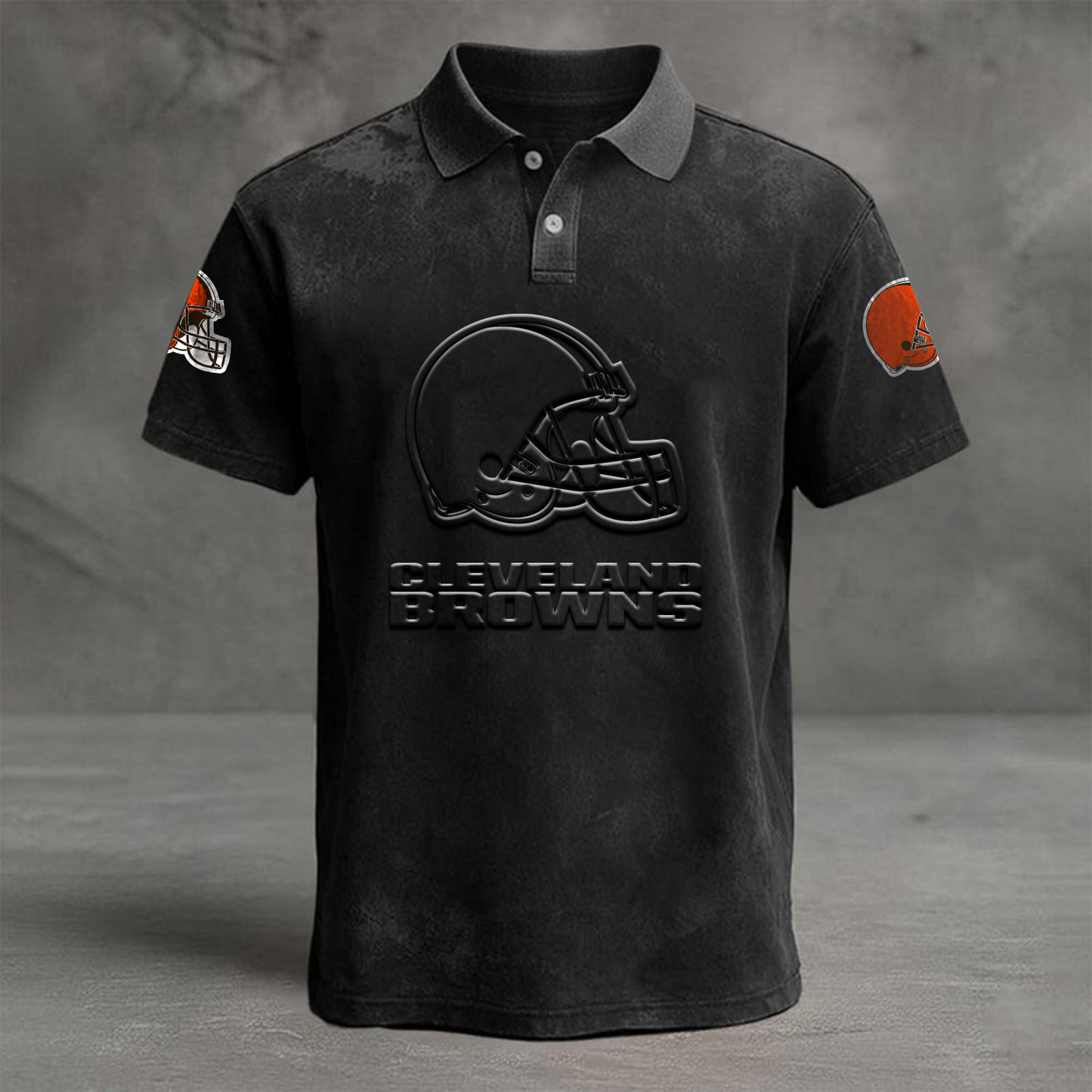 CLE x NFL Embossed Polo Shirt DATND TANTD