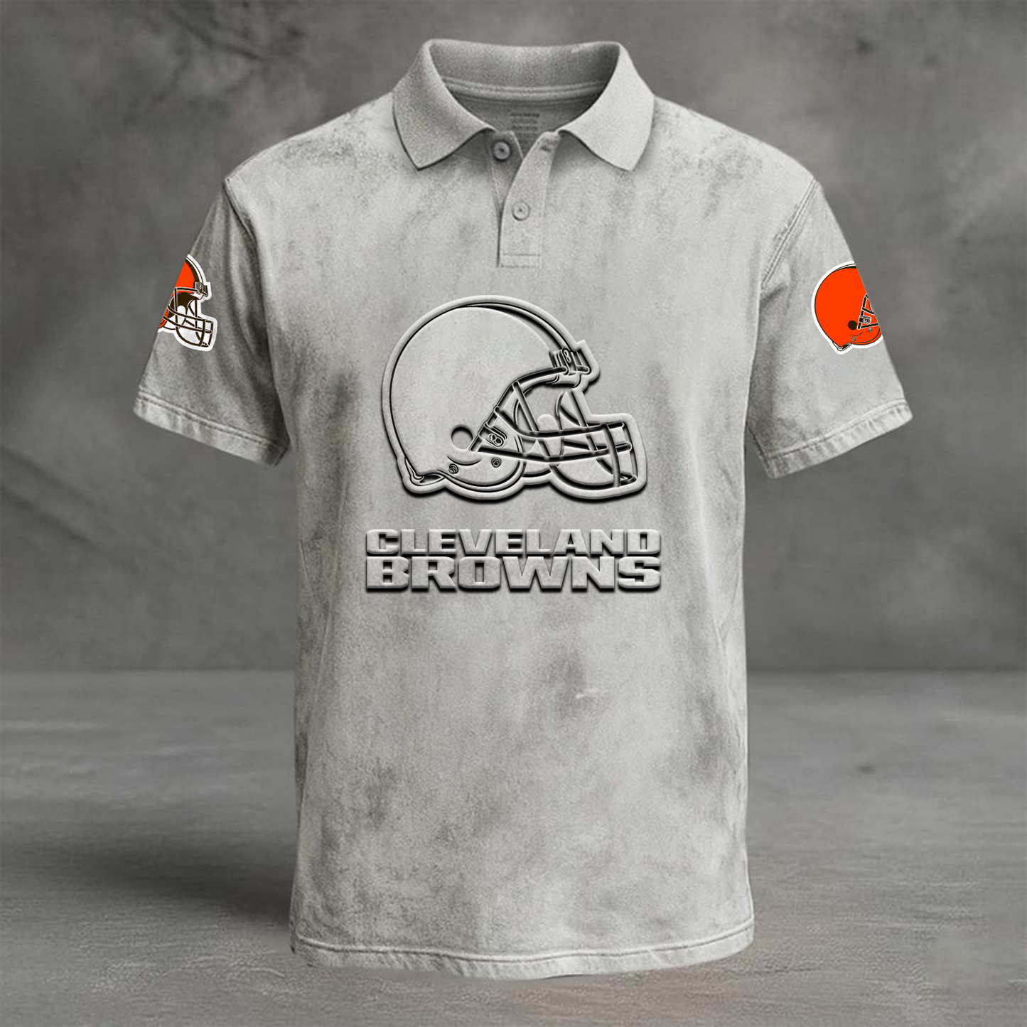 CLE x NFL Embossed Polo Shirt DATND TANTD