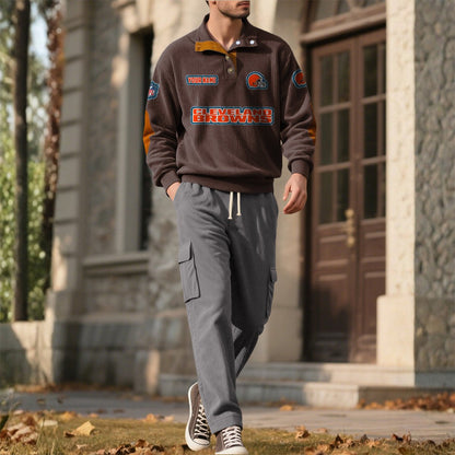 CLE x NFL Men's Corduroy Sweatshirt 1011 DatND DVT