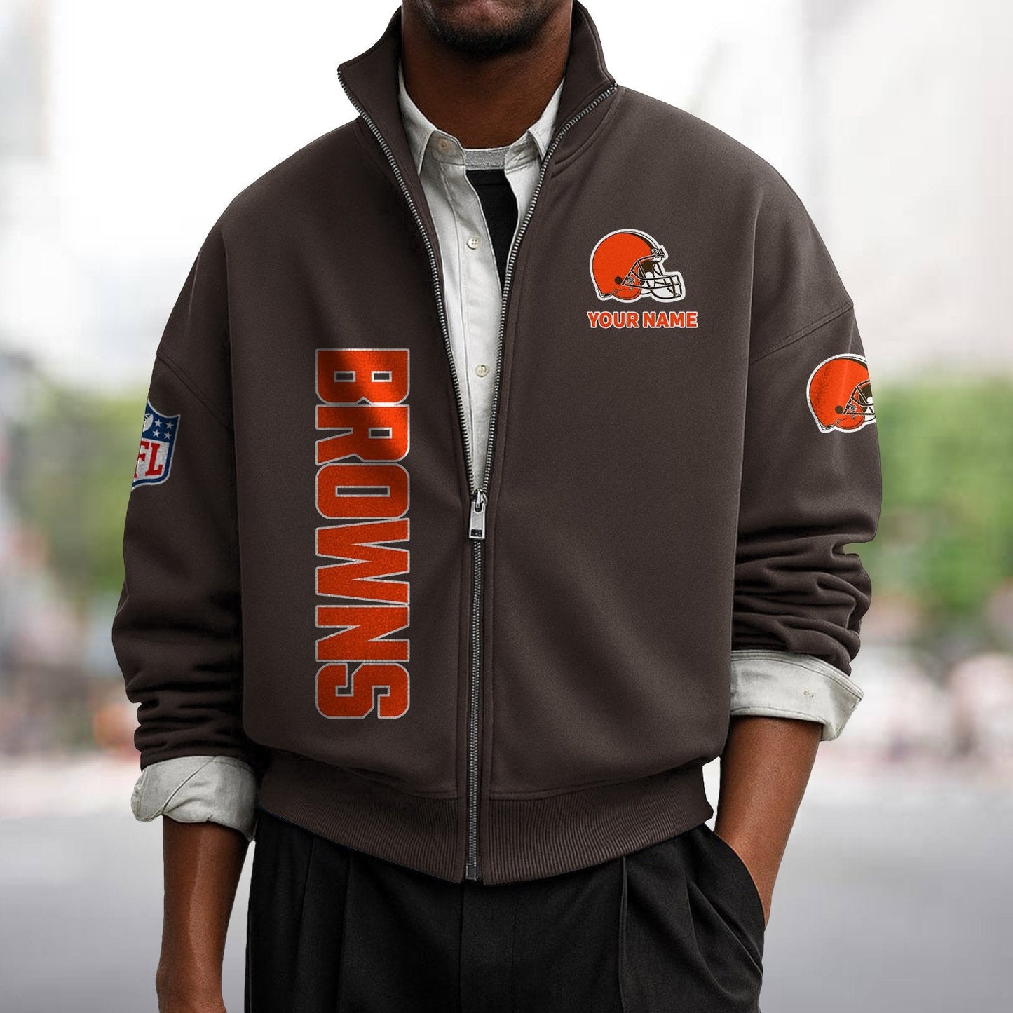 CLE x NFL Sweatshirt Full Zip DATND TANTD