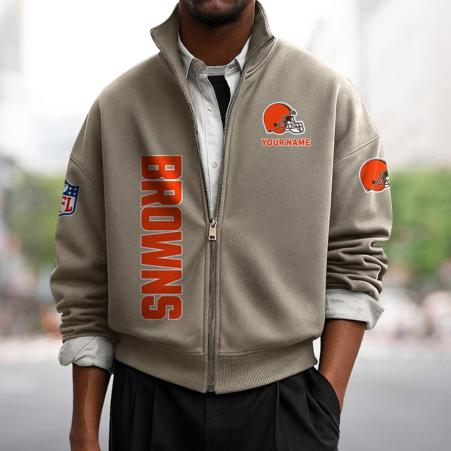 CLE x NFL Sweatshirt Full Zip DATND TANTD