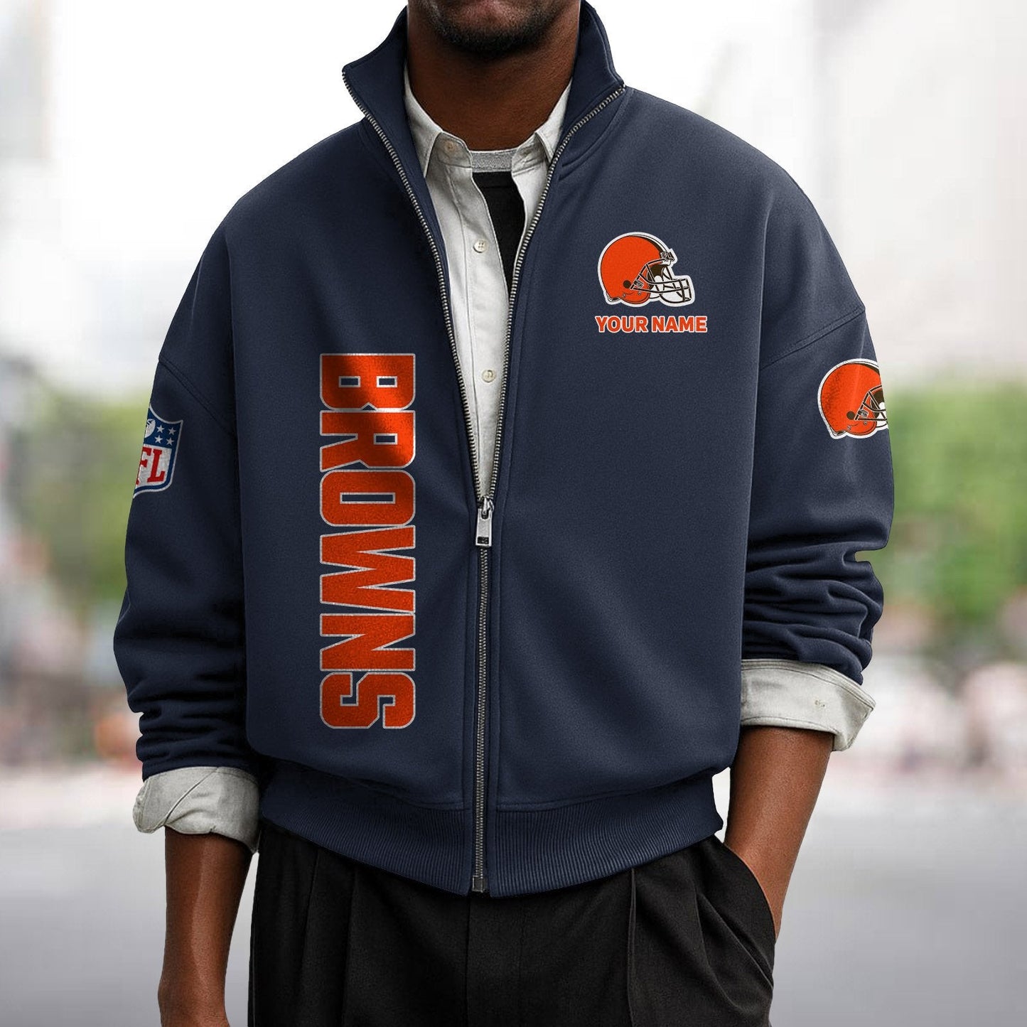 CLE x NFL Sweatshirt Full Zip DATND TANTD