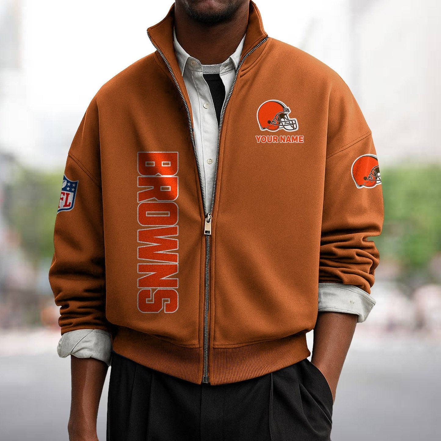 CLE x NFL Sweatshirt Full Zip DATND TANTD