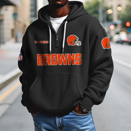 CLE x NFL Waffle Hoodie DatND DVT
