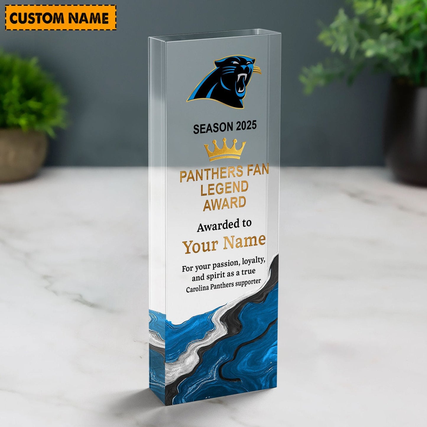 CP NFL Personalized Acrylic Award Plaque Funny Christmas Gift For Family DDT NTL