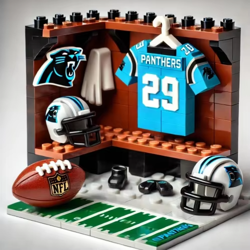 NFL Teams Custom Building Blocks Creative Peripheral Gift Model Toy Mini Changing Room Professional Football League Teams DDT CTND