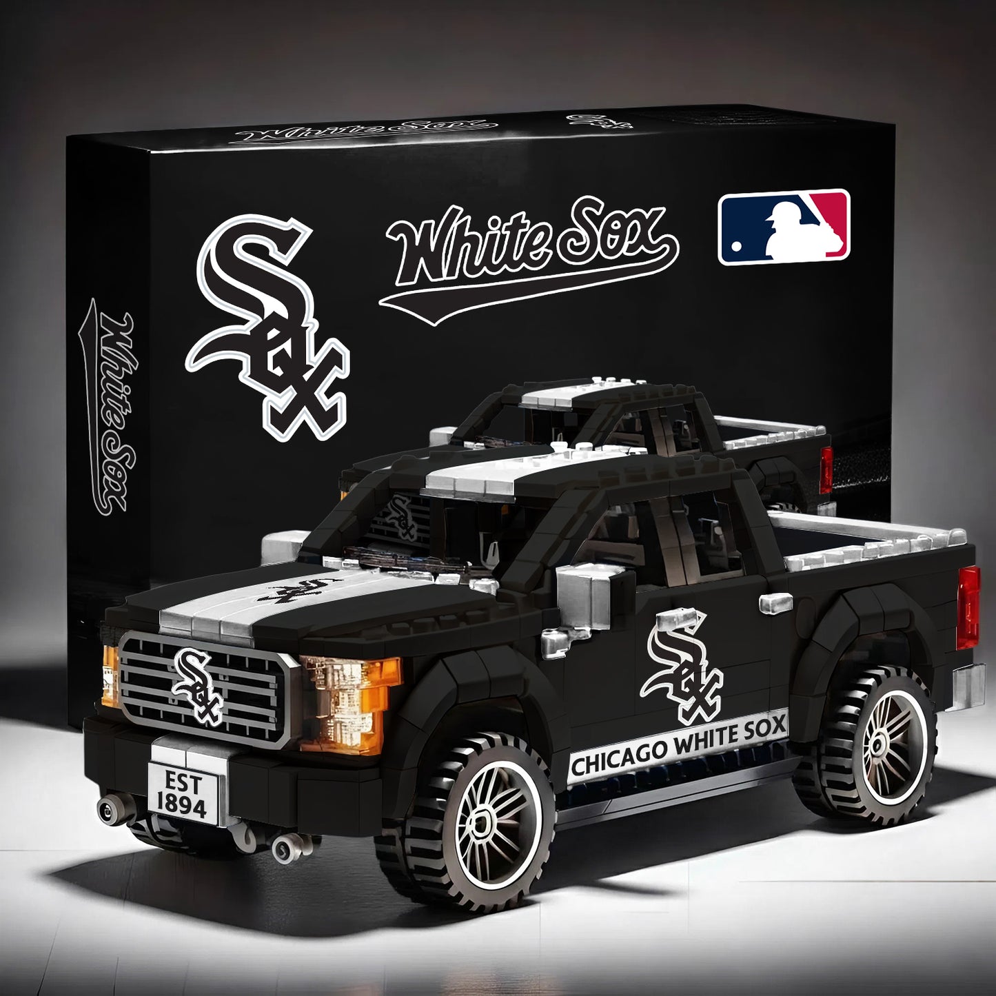 MLB 3D Racing Truck Model Building Block Set V1 NAK NHM