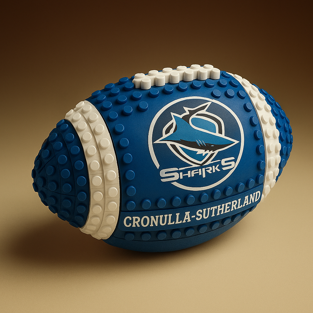 NRL Teams Building Block Rugby Set DDT CTND