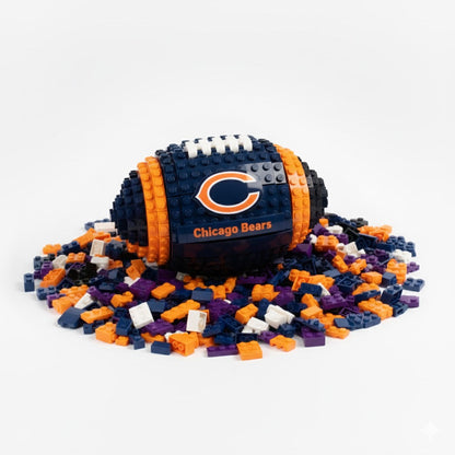NFL Team Building Block Football Set DDT CTND