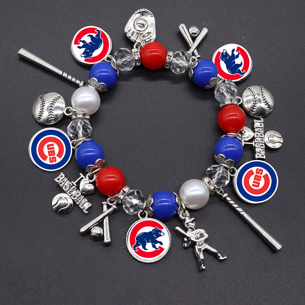 MLB Teams Charm Bracelet DDT NTL
