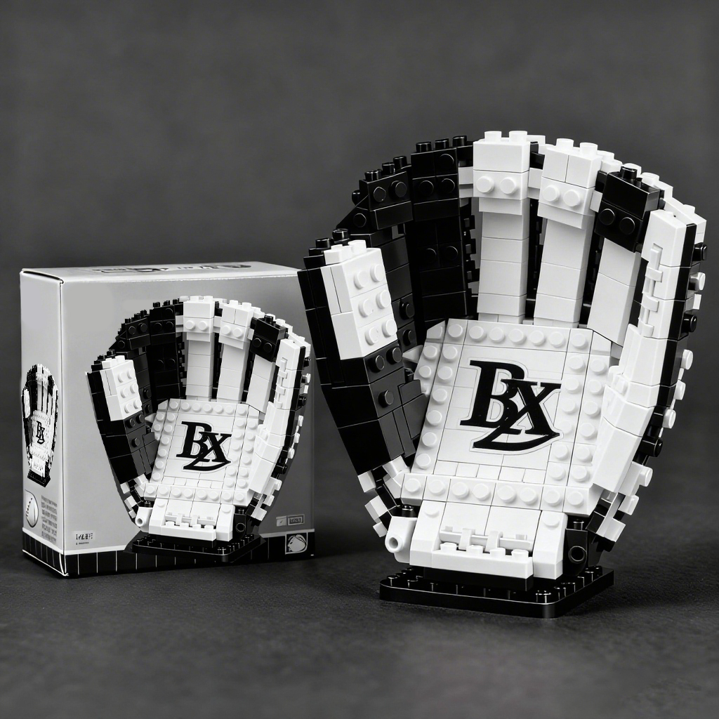 MLB Teams Baseball Glove Building Block Set DDT NTL