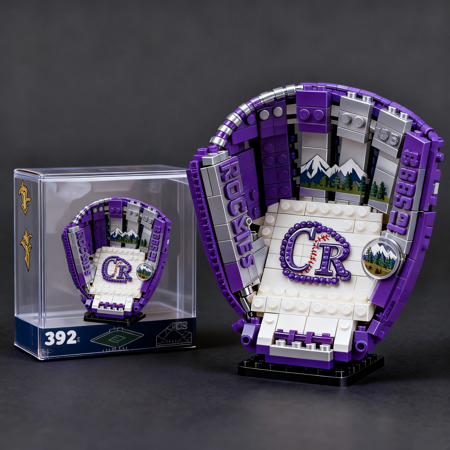 MLB Teams Baseball Glove Building Block Set DDT NTL