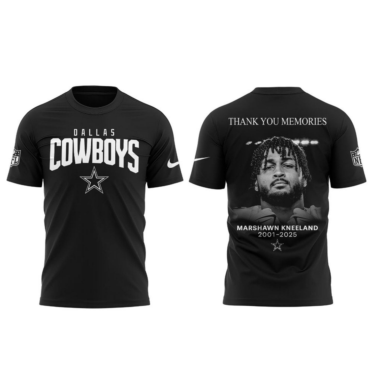 DAL Marshawn Kneeland Thank You Memories 2025 V1 Tshirt Hoodie 0811 DatND DVT