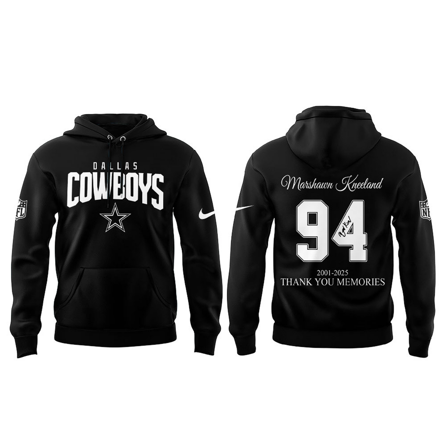DAL Marshawn Kneeland Thank You Memories 2025 V1 Tshirt Hoodie 0811 DatND DVT