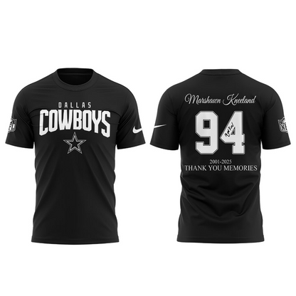 DAL Marshawn Kneeland Thank You Memories 2025 V1 Tshirt Hoodie 0811 DatND DVT