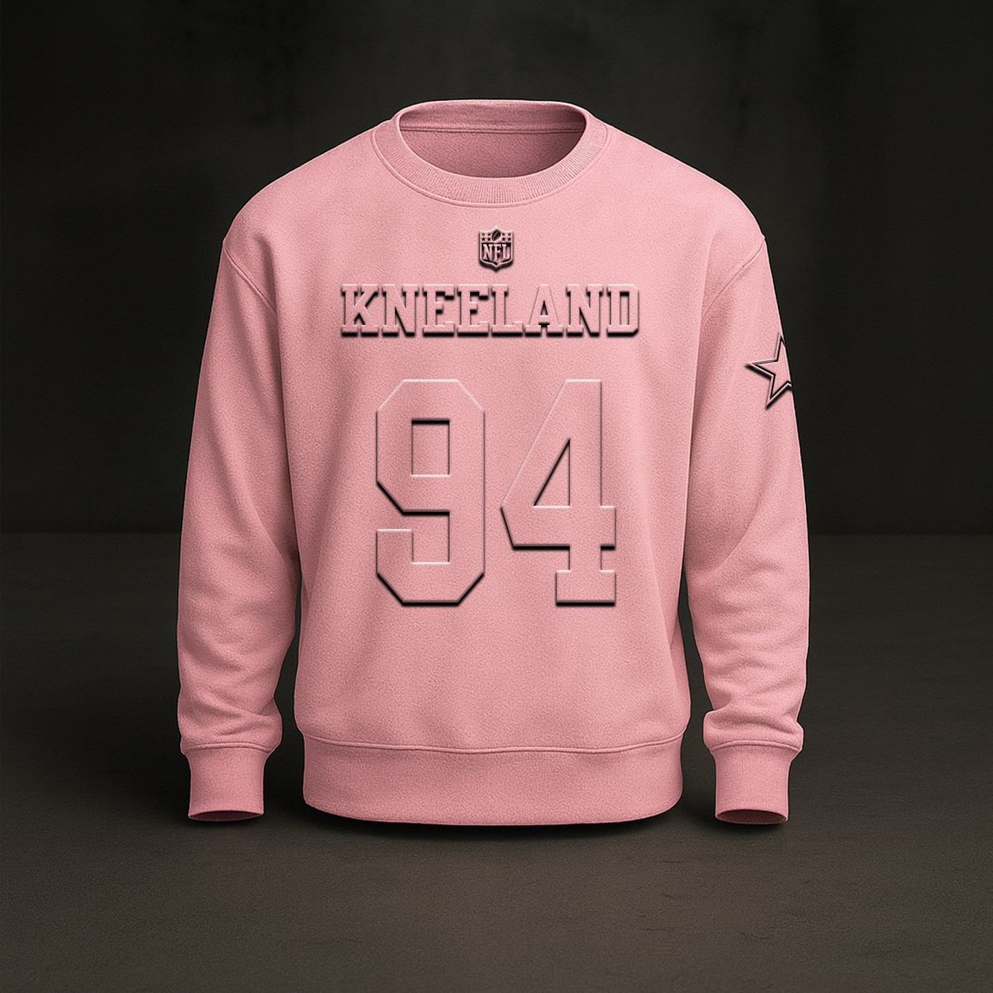 DAL x In Memory of Marshawn Kneeland Embossed Sweat Shirt V2 DATND TANTD 071125