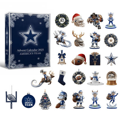 DAL x NFL Christmas Advent Calendar 2025 DATND TANTD 151125