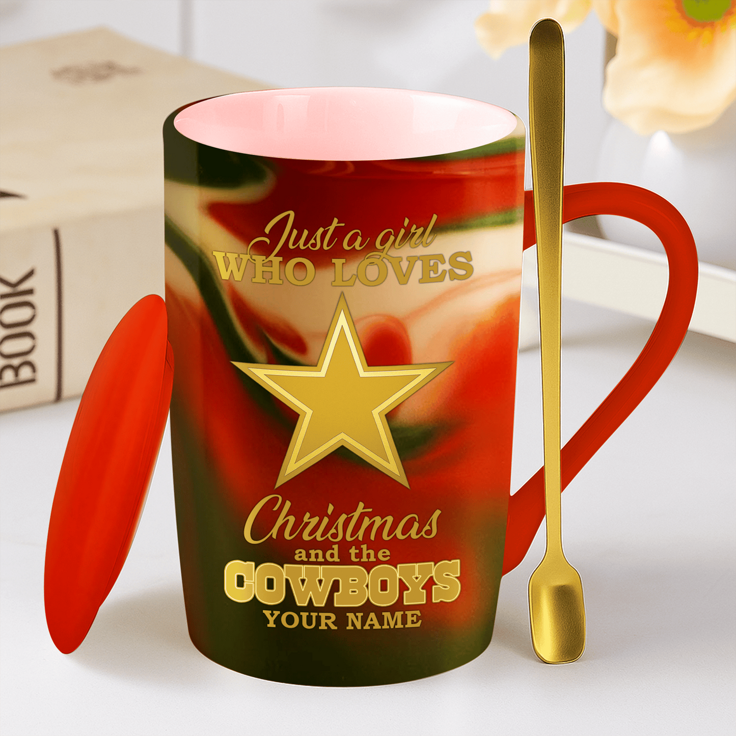 DAL x NFL Christmas Ceramic Cup DATND TANTD