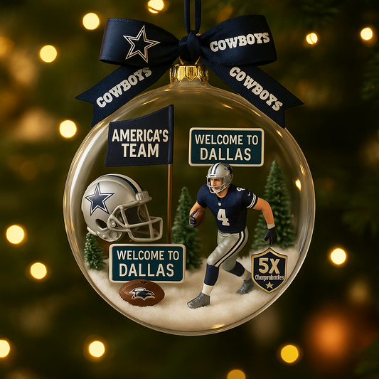 DAL x NFL Commemorative Christmas Ornament DatND DVT