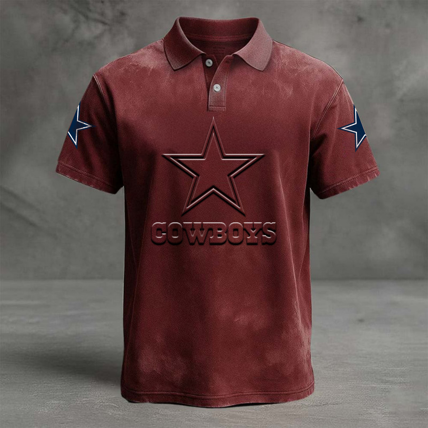 DAL x NFL Embossed Polo Shirt DATND TANTD