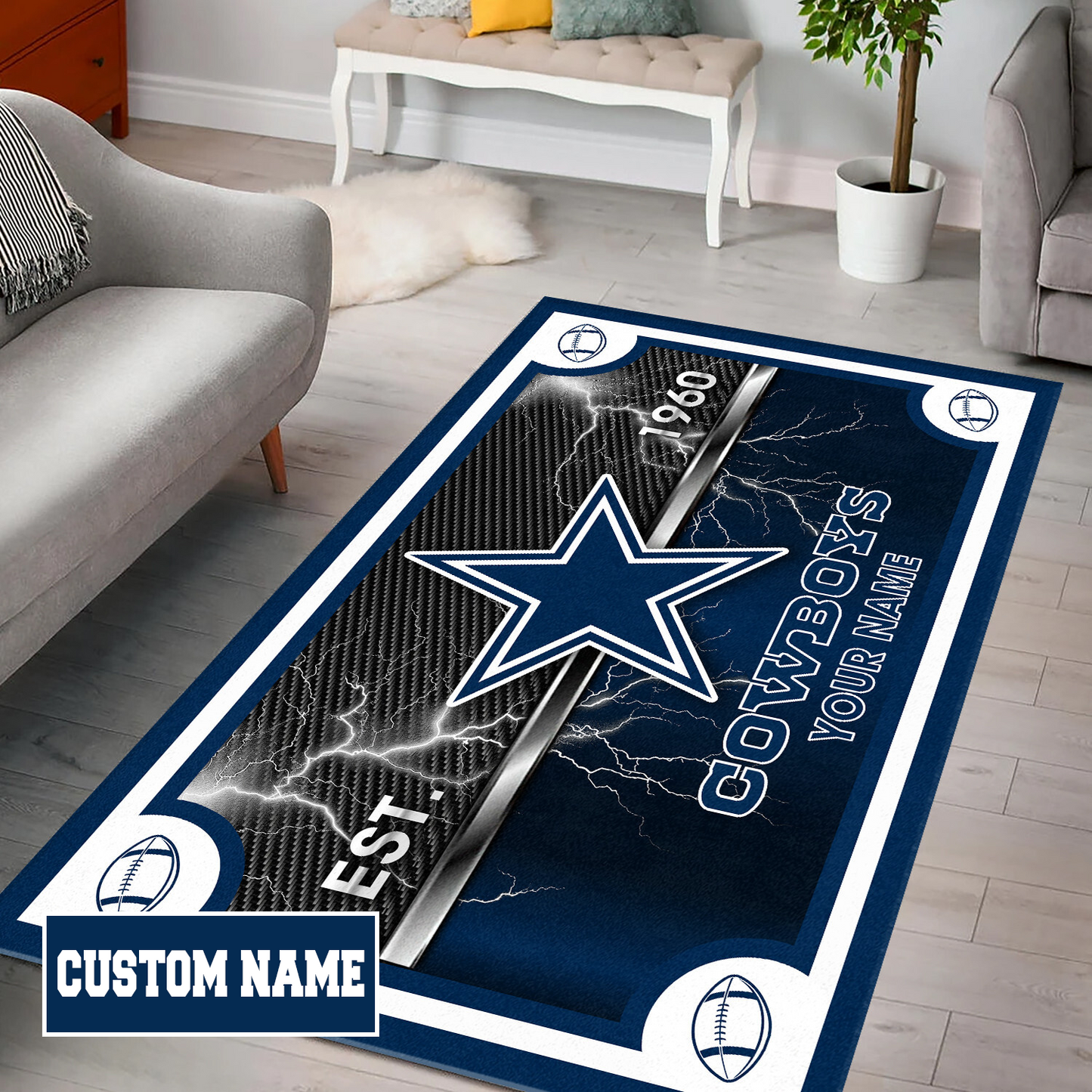 DAL x NFL Rug DATND TANTD