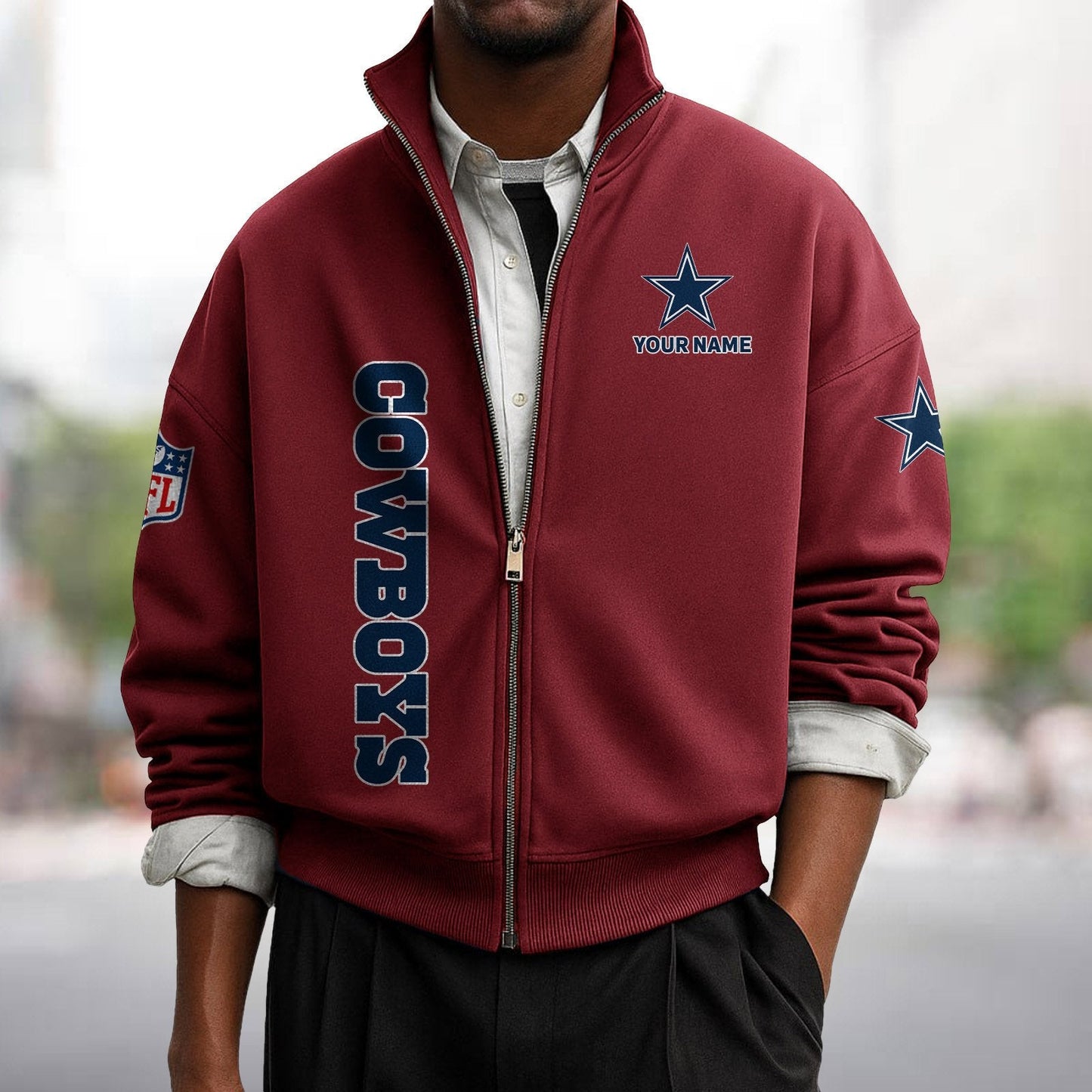 DAL x NFL Sweatshirt Full Zip DATND TANTD
