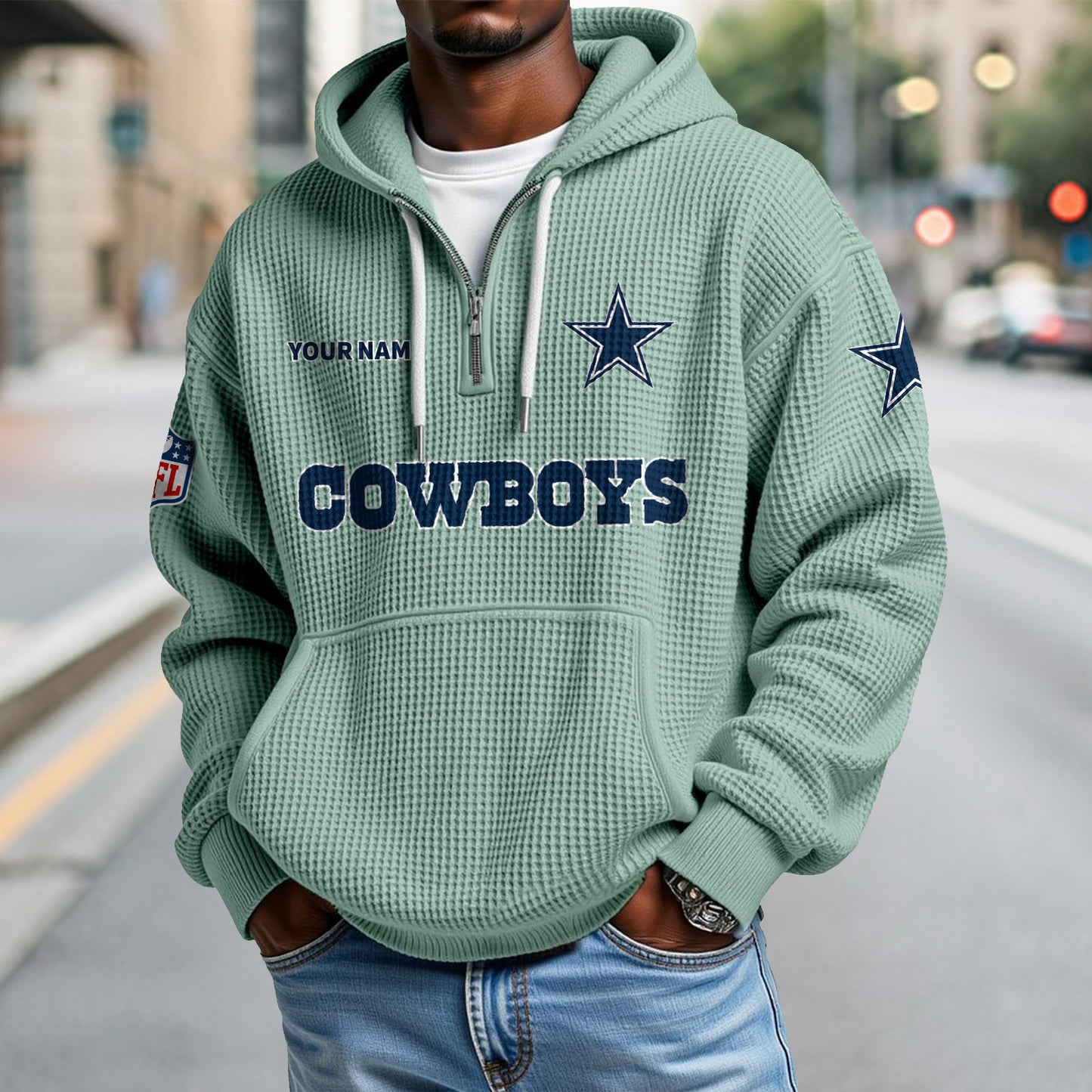DAL x NFL Waffle Hoodie DatND DVT